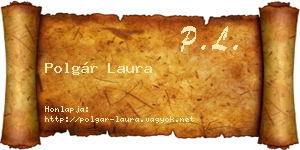 Polgár Laura névjegykártya